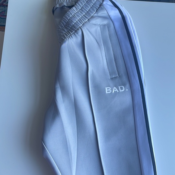 New Bad Society Club Grey Pleated Joggers - Picture 7 of 7